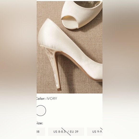 Anthropologie x Freya Rose Della Heels Size EU 39 or US 8 NEW READ - Picture 3 of 14